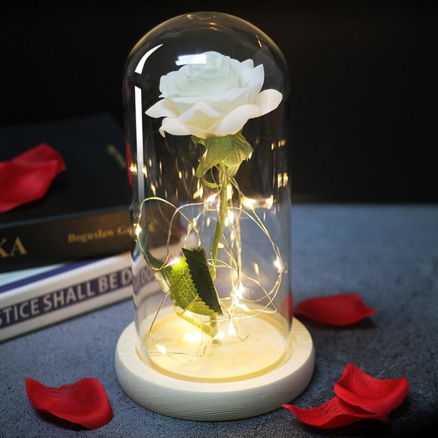 Eternal Artificial Rose Glass Dome - Image 32