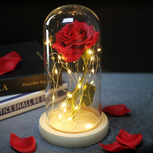 Eternal Artificial Rose Glass Dome - Image 33