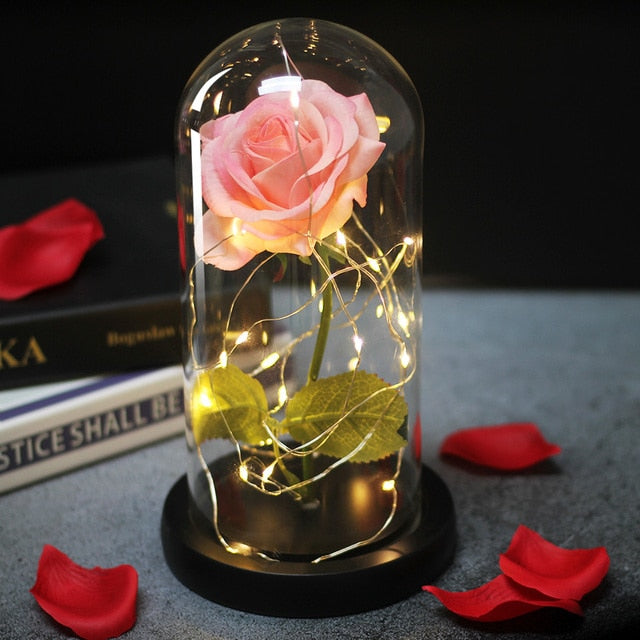 Eternal Artificial Rose Glass Dome - Image 26