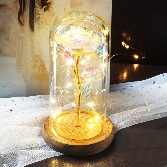 Eternal Artificial Rose Glass Dome - Image 10