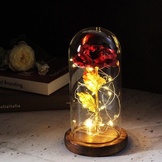 Eternal Artificial Rose Glass Dome - Image 14