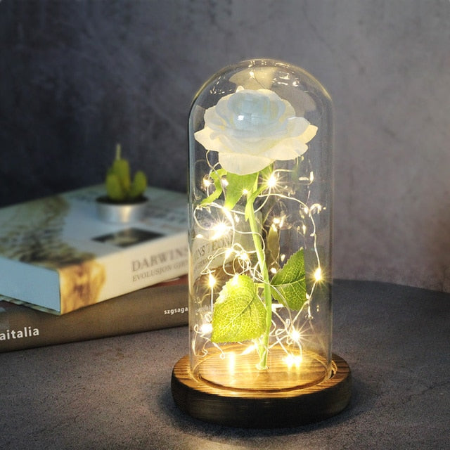 Eternal Artificial Rose Glass Dome - Image 19