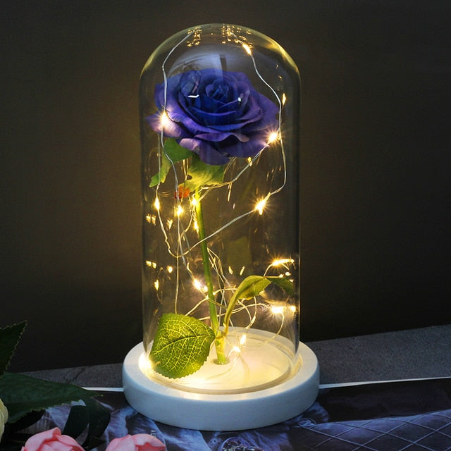 Eternal Artificial Rose Glass Dome - Image 20