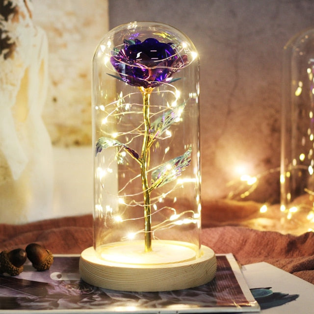 Eternal Artificial Rose Glass Dome - Image 16