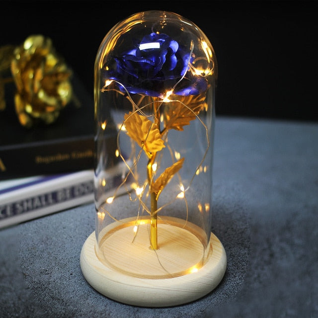 Eternal Artificial Rose Glass Dome - Image 8