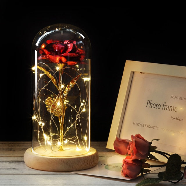 Eternal Artificial Rose Glass Dome - Image 22