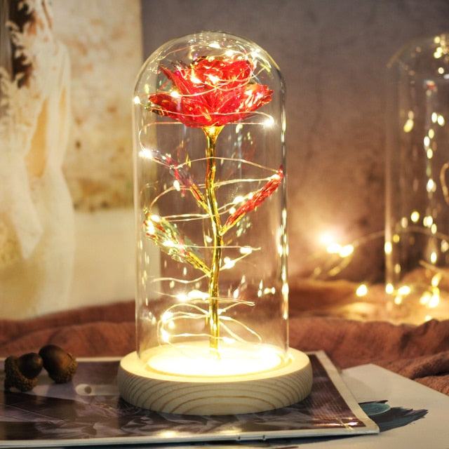 Eternal Artificial Rose Glass Dome - Image 17