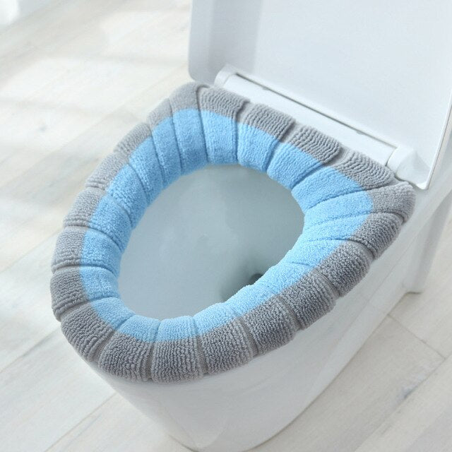 Cute Comfy Pumpkin Pattern Bathroom Toilet Seat Cover - Image 10