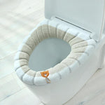 Cute Comfy Pumpkin Pattern Bathroom Toilet Seat Cover