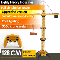 Remote Control Rotating Kids Toy Construction Crane - Image 2