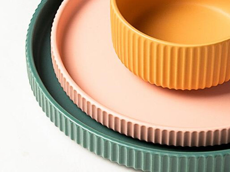 Colorful Ceramic Dinner Plate - Image 7