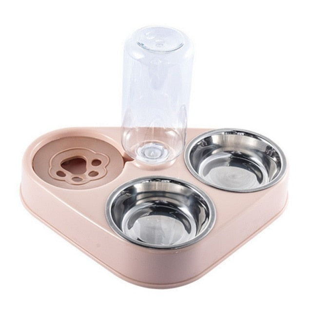 3in1 Stainless Steel Pet Food Bowl