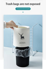 Nordic Desktop Double-Layer Mini Trash Can