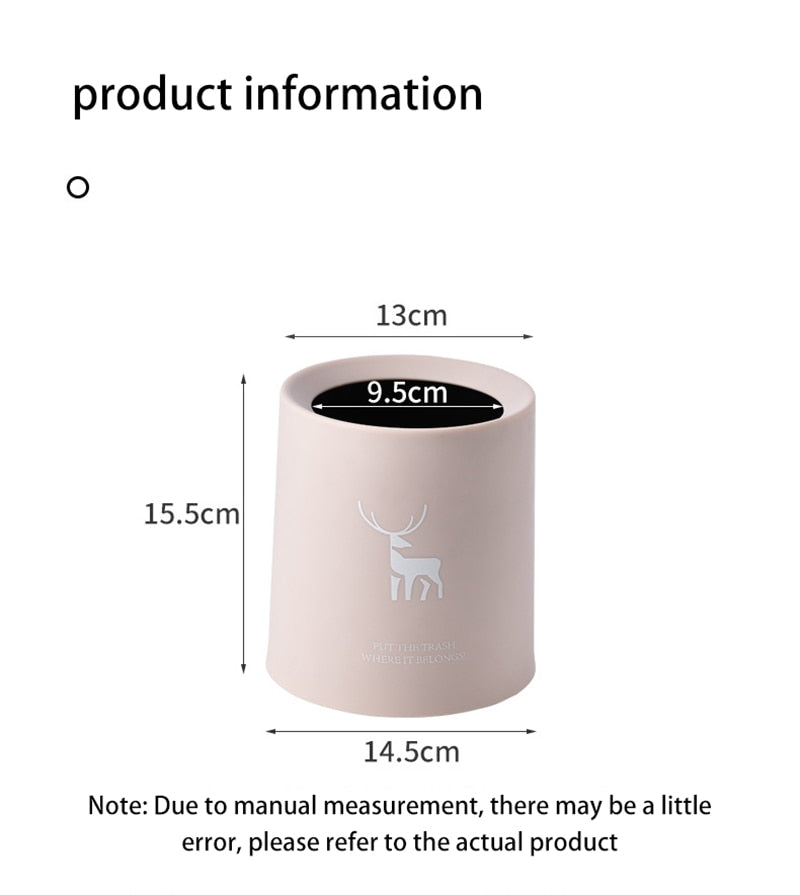Nordic Desktop Double-Layer Mini Trash Can - Image 18