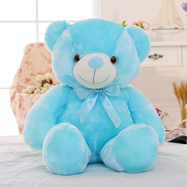 Colorful Glowing Plush Bear Toy - Image 5