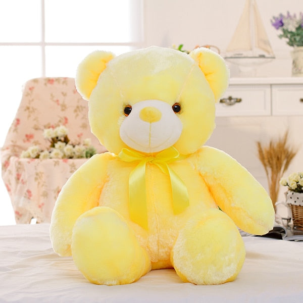 Colorful Glowing Plush Bear Toy - Image 4