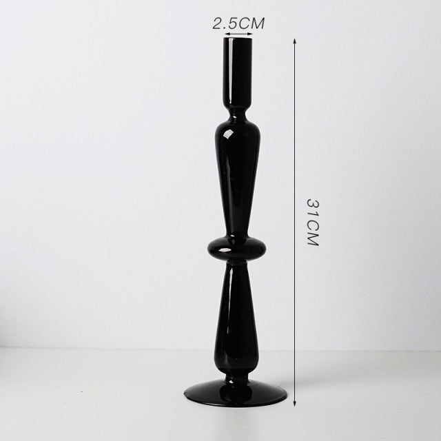 Nordic Stylish Bubble Glass Candle Holder - Image 11