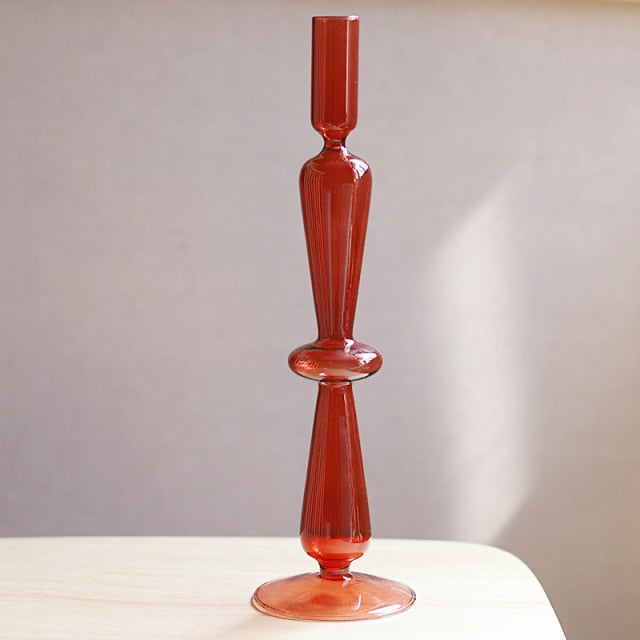 Nordic Stylish Bubble Glass Candle Holder - Image 24