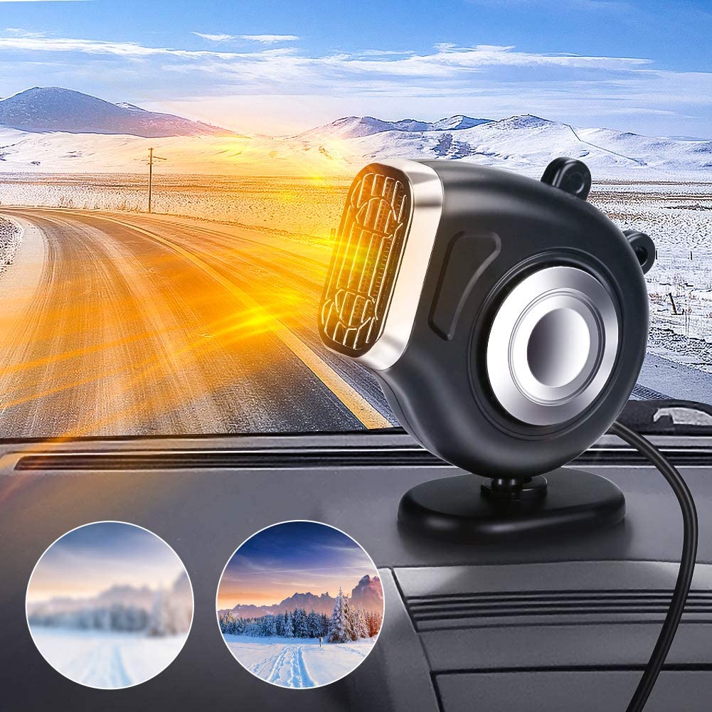 2in1 Portable Auto Mini Car Heater Fan