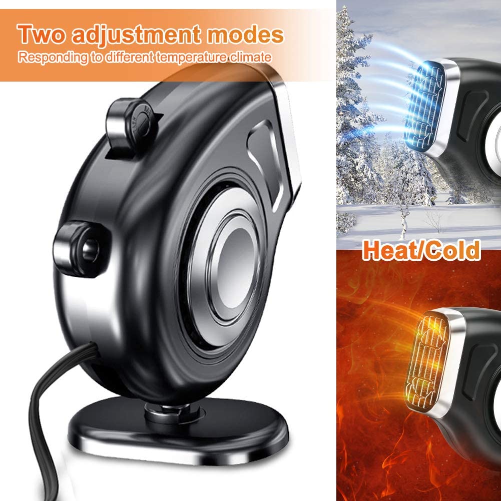 2in1 Portable Auto Mini Car Heater Fan