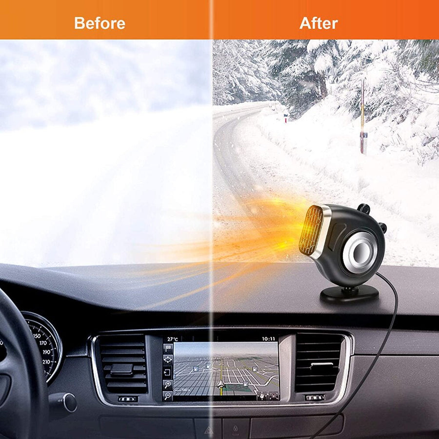 2in1 Portable Auto Mini Car Heater Fan - Image 3