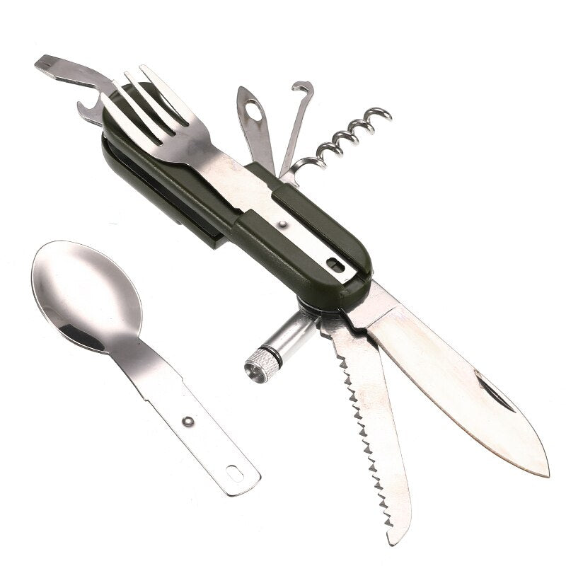 All in One Outdoor Camping Tableware Tool Set - Image 1