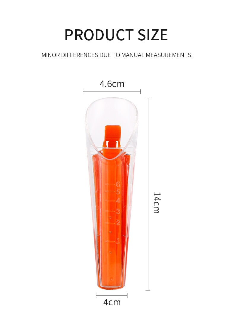 Adjustable Measuring Cup Sealing Clip