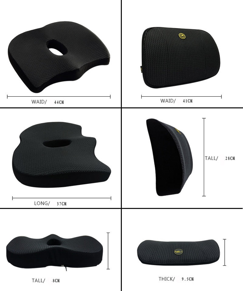 Universal Car Waist and Seat Cushion