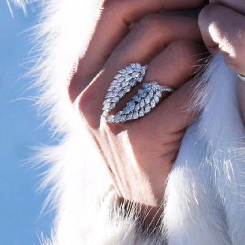 Angel Wing Zirconia Fancy Rings - Image 2