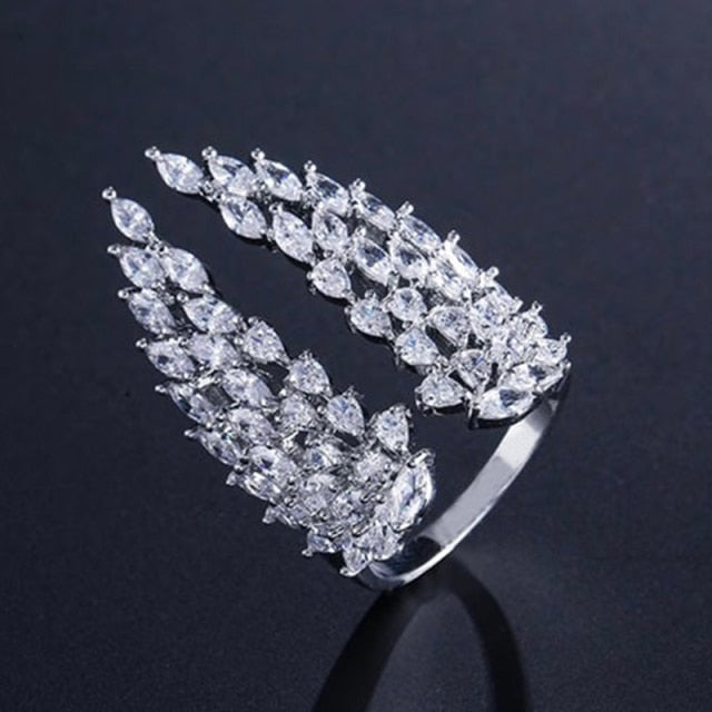 Angel Wing Zirconia Fancy Rings - Image 5