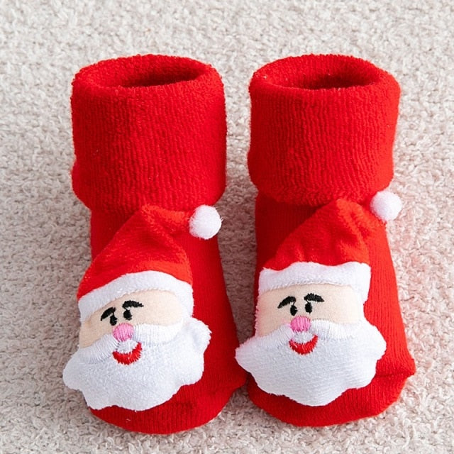 Children Santa Christmas Socks - Image 2