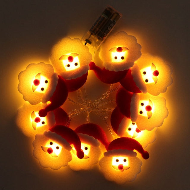 Christmas Snowman Tree LED String Lights - Image 4