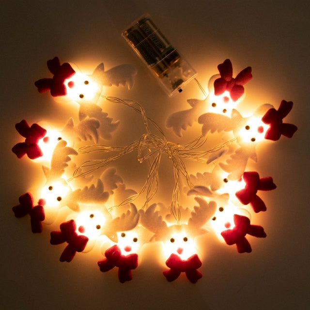 Christmas Snowman Tree LED String Lights - Image 1