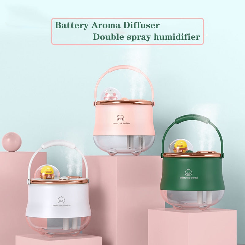 Elegant Teapot Humidifier Night Lamp - Image 2