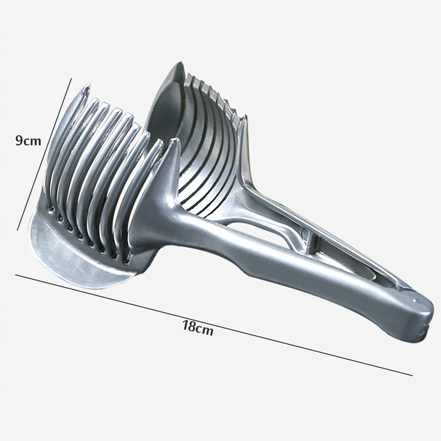 Stainless Steel Vegetable Fruit Cutting Holder Tool - Image 7