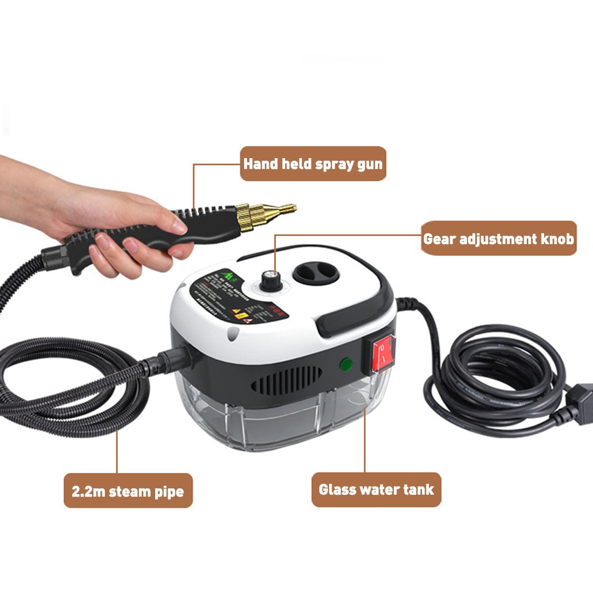 Electric High Pressure Portable Steam Cleaner