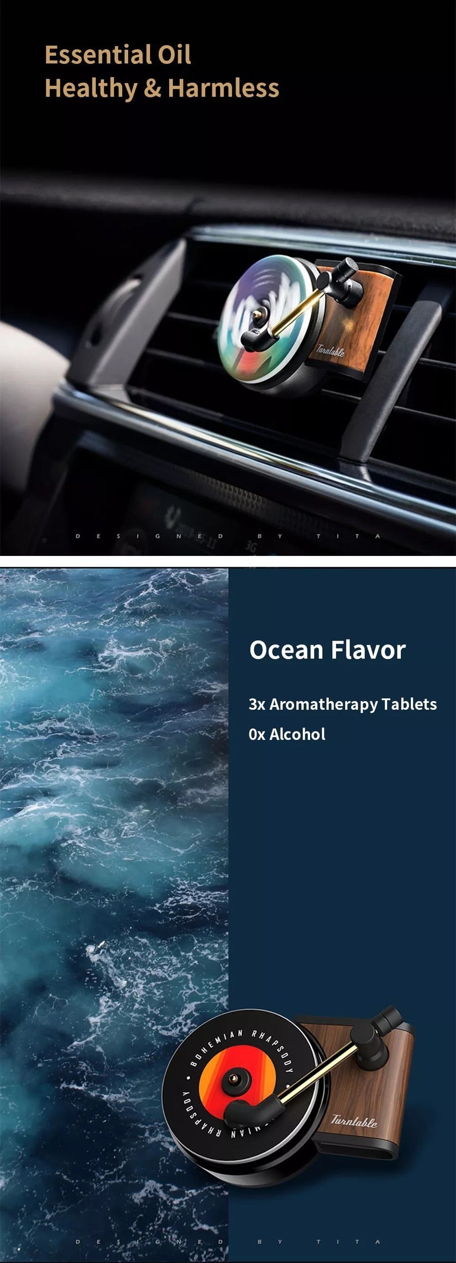 Phonograph Aromatherapy Car Air Freshener - Image 4