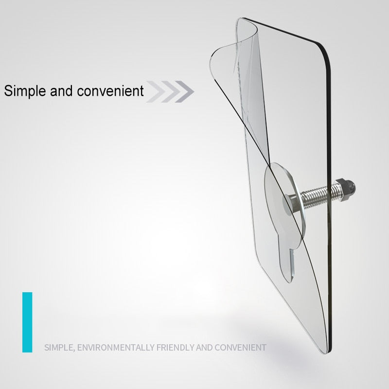 10pcs Heavy Duty Punch-Free Transparent Sticky Hanger - Image 15