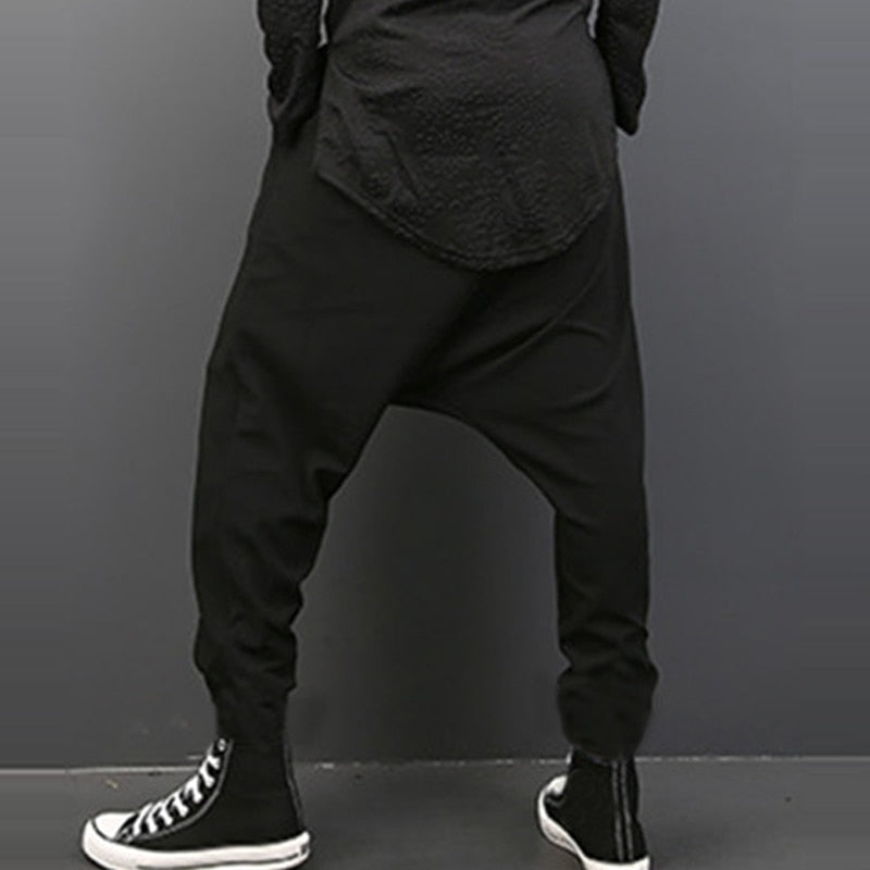 Men Casual Punk Style Baggy Pant