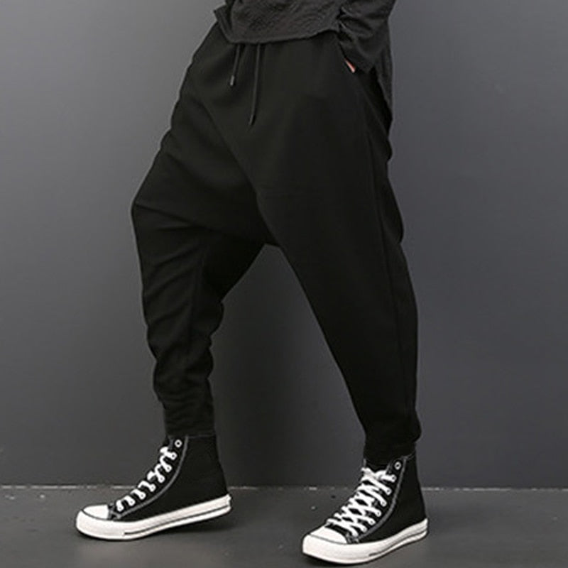 Men Casual Punk Style Baggy Pant