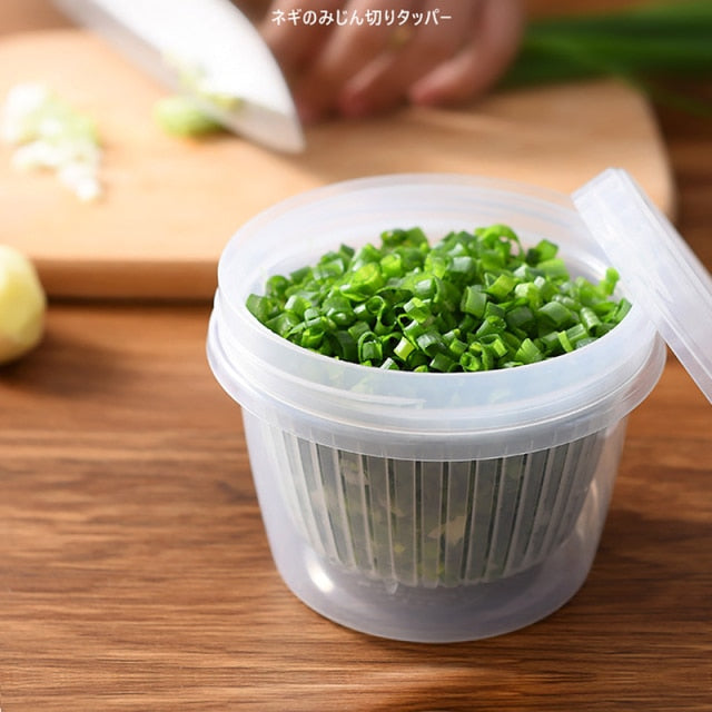 Vegetable Fresh-Keeping Drainer Mini Container - Image 3