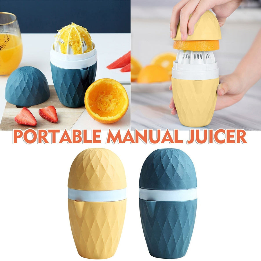 Portable Mini Orange Lemon Press Hand Squeezer - Image 1