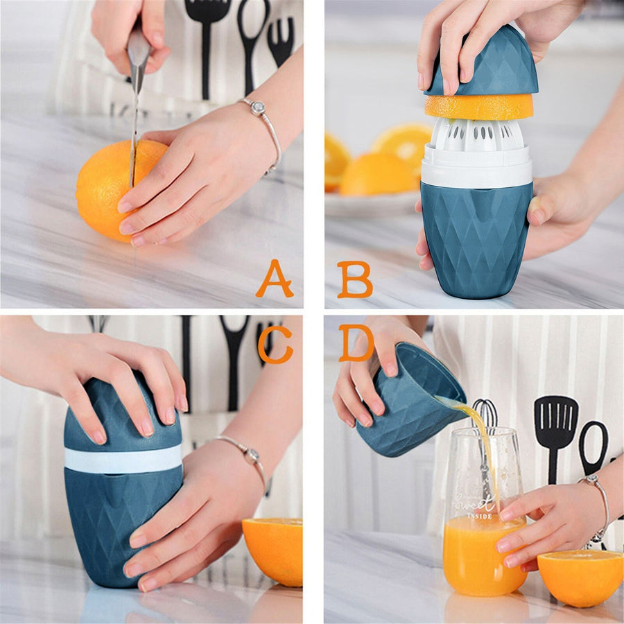 Portable Mini Orange Lemon Press Hand Squeezer - Image 3