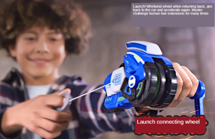 Magic Spinning Motorcycle Launch Toy - Image 3