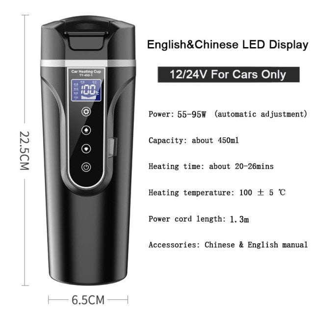 Smart Heating Digital Car Thermos - Image 7