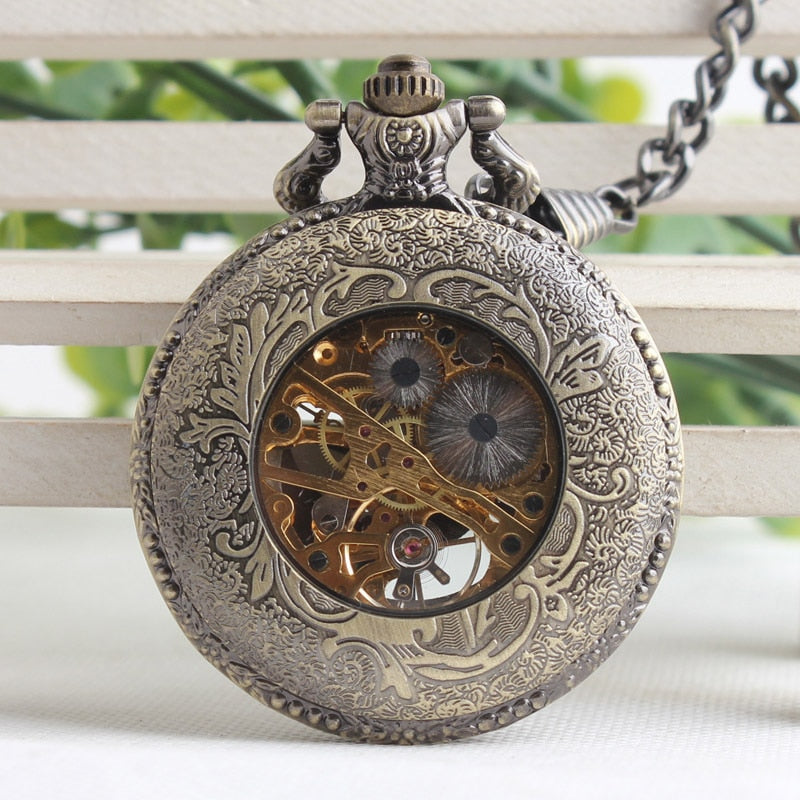 Vintage Roman Mechanical Pocket Watch - Image 2
