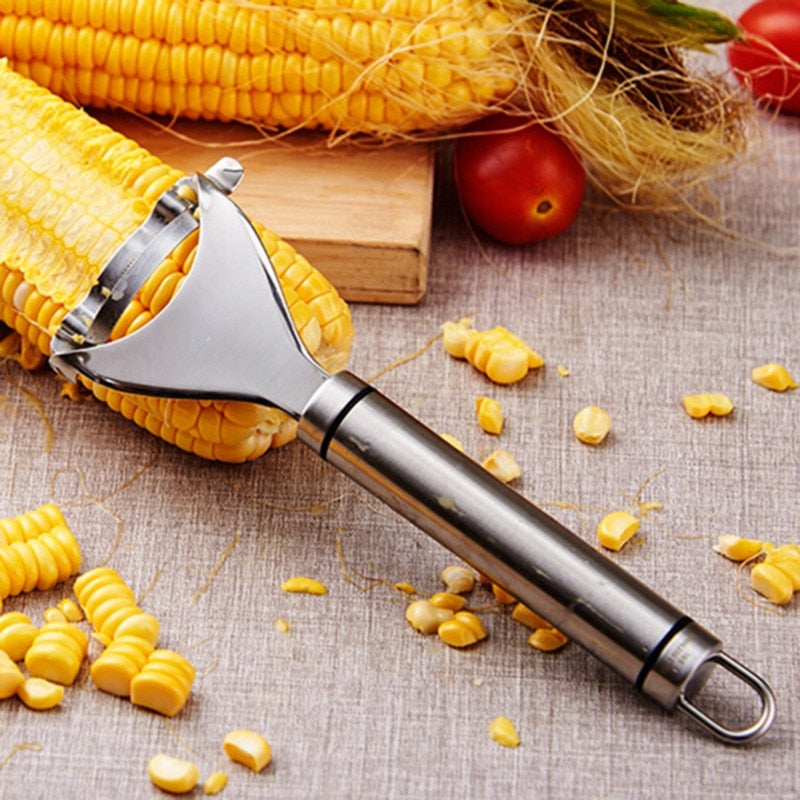 Stainless Steel Corn Peeler Tool - Image 2