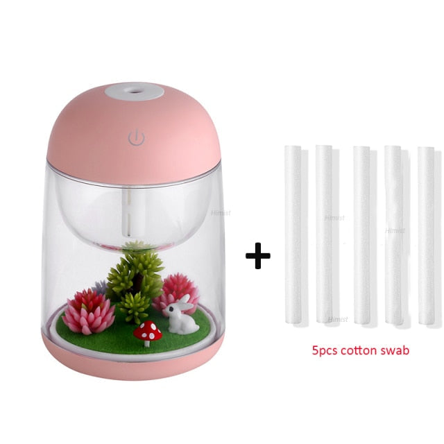 Mini LED Mist Forest Transparent Humidifier - Image 8