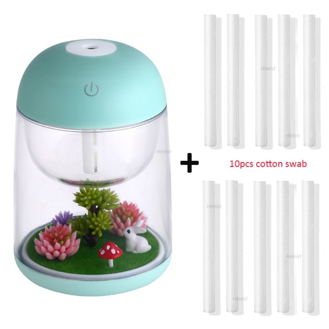Mini LED Mist Forest Transparent Humidifier - Image 9