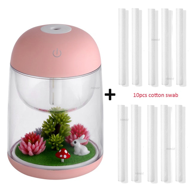 Mini LED Mist Forest Transparent Humidifier - Image 11